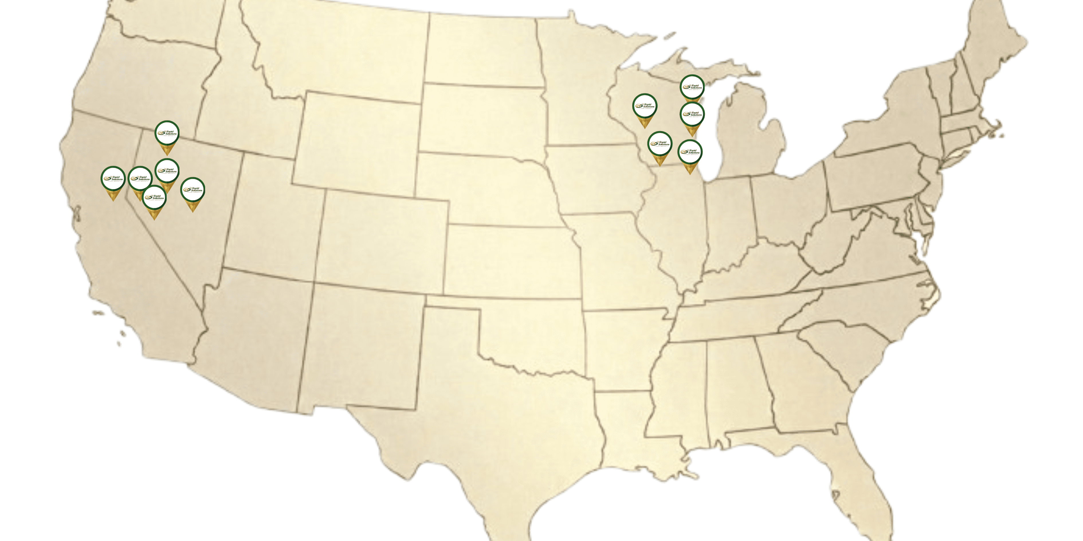 Fleet Service Area Map